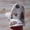 Picture of  Linen kitchen glove "Pine" set, offwhite