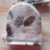 Picture of  Linen kitchen glove "Pine" set, offwhite