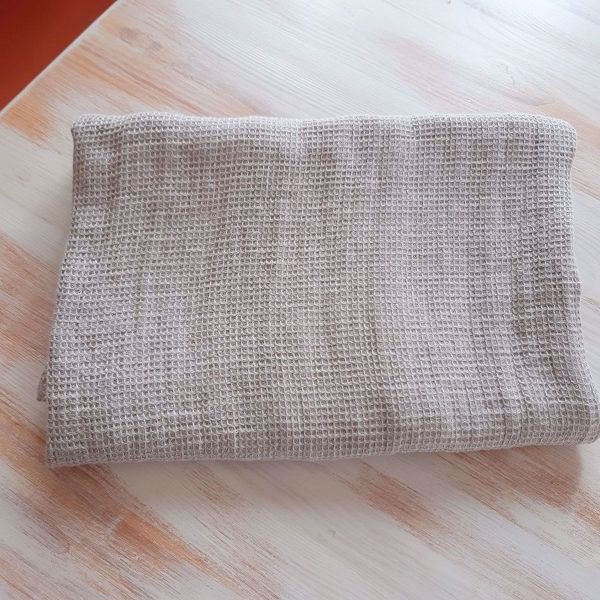 Picture of Linen towel natural waffle 95X140cm