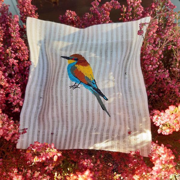 Picture of Lavender pillow Bee eater, stripped