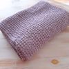 Picture of Linen waffle towel lavender 100X150 cm