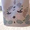 Picture of Linen bag "Oak Leaves", natural 