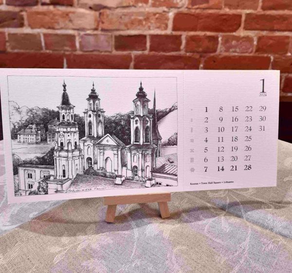 Prekės Meninis kalendorius "Kaunas" nuotrauka